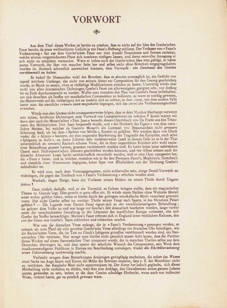 La damnation de Faust : légende dramatique / Hector Berlioz