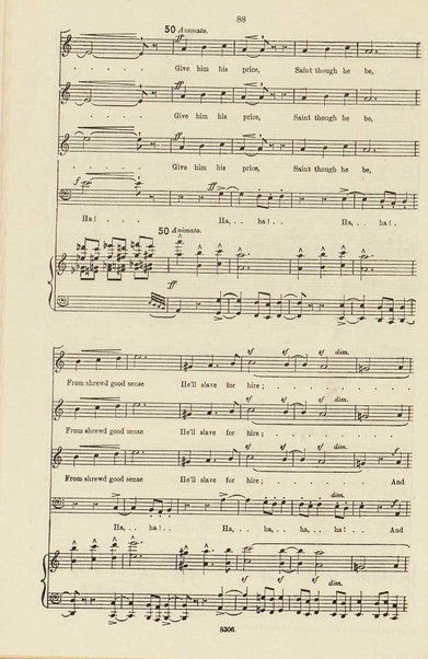 The dream of Gerontius : (Op.38) / by cardinal Newman ; set to music for mezzo-soprano, tenor, and bass soli, chorus and orchestra by Edward Elgar