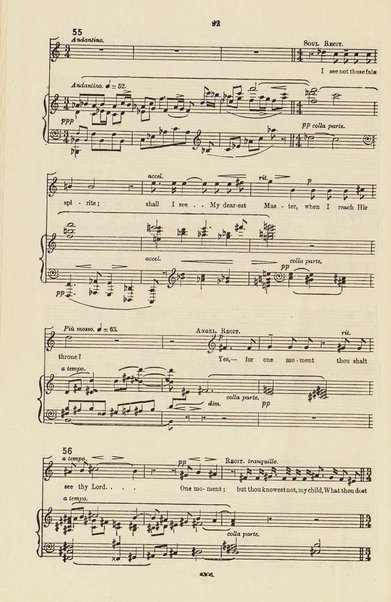 The dream of Gerontius : (Op.38) / by cardinal Newman ; set to music for mezzo-soprano, tenor, and bass soli, chorus and orchestra by Edward Elgar