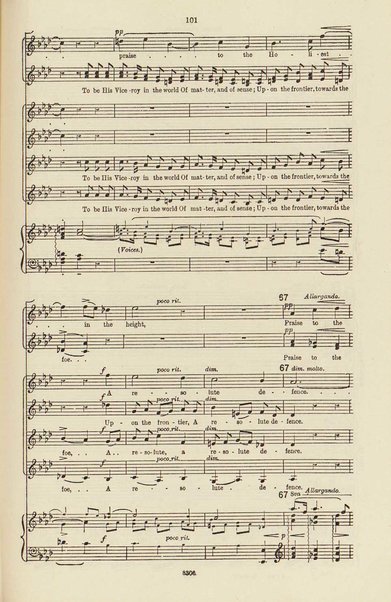 The dream of Gerontius : (Op.38) / by cardinal Newman ; set to music for mezzo-soprano, tenor, and bass soli, chorus and orchestra by Edward Elgar