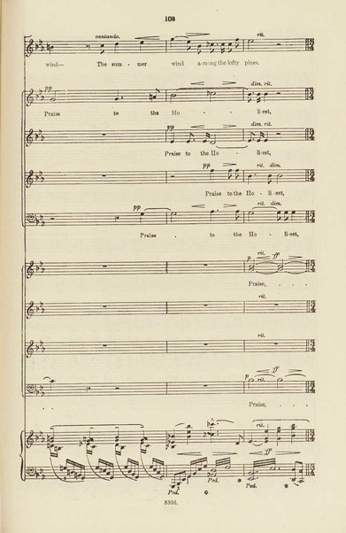 The dream of Gerontius : (Op.38) / by cardinal Newman ; set to music for mezzo-soprano, tenor, and bass soli, chorus and orchestra by Edward Elgar