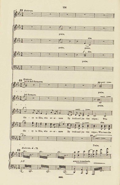 The dream of Gerontius : (Op.38) / by cardinal Newman ; set to music for mezzo-soprano, tenor, and bass soli, chorus and orchestra by Edward Elgar