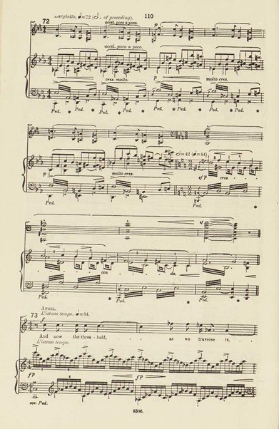 The dream of Gerontius : (Op.38) / by cardinal Newman ; set to music for mezzo-soprano, tenor, and bass soli, chorus and orchestra by Edward Elgar