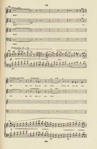 The dream of Gerontius : (Op.38) / by cardinal Newman ; set to music for mezzo-soprano, tenor, and bass soli, chorus and orchestra by Edward Elgar