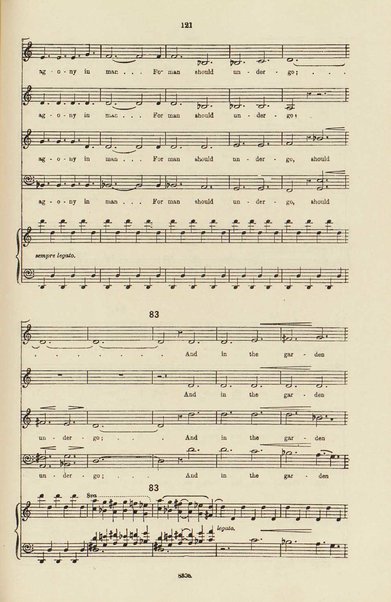 The dream of Gerontius : (Op.38) / by cardinal Newman ; set to music for mezzo-soprano, tenor, and bass soli, chorus and orchestra by Edward Elgar