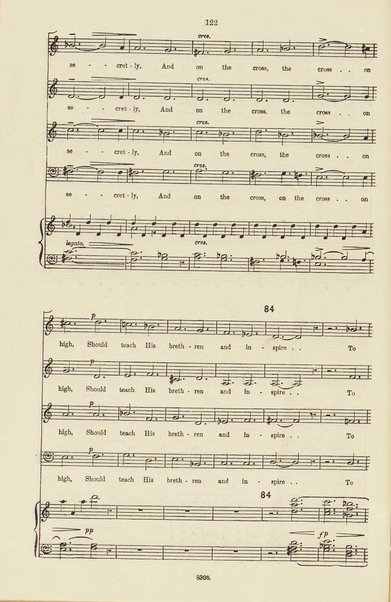 The dream of Gerontius : (Op.38) / by cardinal Newman ; set to music for mezzo-soprano, tenor, and bass soli, chorus and orchestra by Edward Elgar