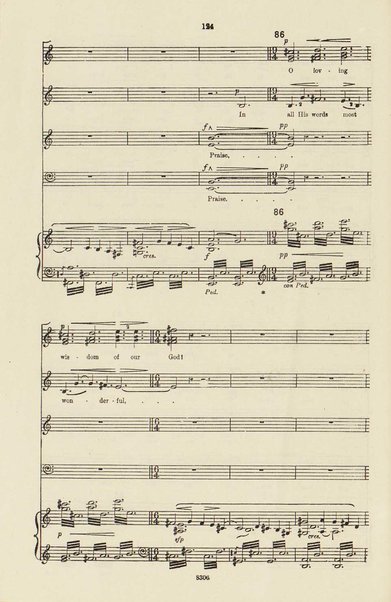 The dream of Gerontius : (Op.38) / by cardinal Newman ; set to music for mezzo-soprano, tenor, and bass soli, chorus and orchestra by Edward Elgar