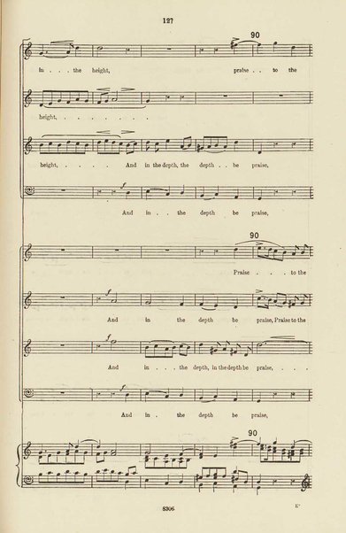 The dream of Gerontius : (Op.38) / by cardinal Newman ; set to music for mezzo-soprano, tenor, and bass soli, chorus and orchestra by Edward Elgar