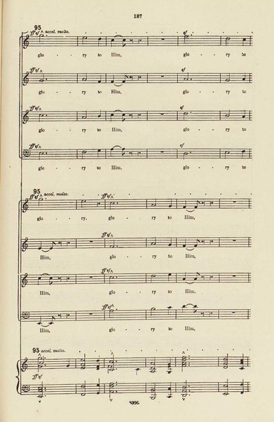 The dream of Gerontius : (Op.38) / by cardinal Newman ; set to music for mezzo-soprano, tenor, and bass soli, chorus and orchestra by Edward Elgar