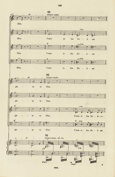 The dream of Gerontius : (Op.38) / by cardinal Newman ; set to music for mezzo-soprano, tenor, and bass soli, chorus and orchestra by Edward Elgar