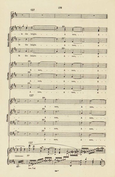 The dream of Gerontius : (Op.38) / by cardinal Newman ; set to music for mezzo-soprano, tenor, and bass soli, chorus and orchestra by Edward Elgar