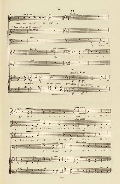 The dream of Gerontius : (Op.38) / by cardinal Newman ; set to music for mezzo-soprano, tenor, and bass soli, chorus and orchestra by Edward Elgar