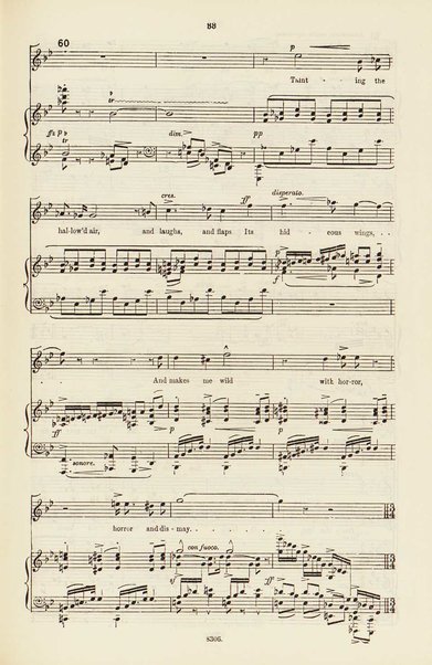 The dream of Gerontius : (Op.38) / by cardinal Newman ; set to music for mezzo-soprano, tenor, and bass soli, chorus and orchestra by Edward Elgar