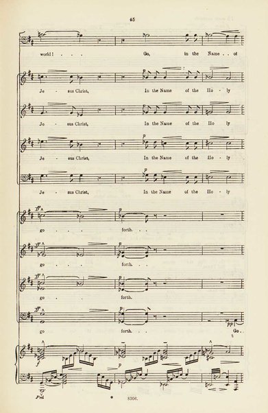 The dream of Gerontius : (Op.38) / by cardinal Newman ; set to music for mezzo-soprano, tenor, and bass soli, chorus and orchestra by Edward Elgar