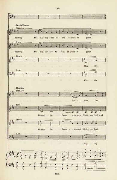 The dream of Gerontius : (Op.38) / by cardinal Newman ; set to music for mezzo-soprano, tenor, and bass soli, chorus and orchestra by Edward Elgar