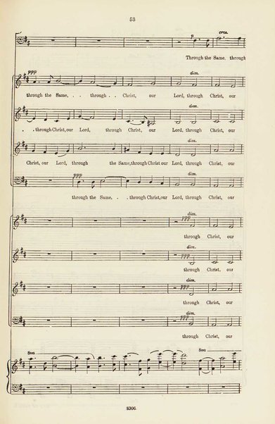 The dream of Gerontius : (Op.38) / by cardinal Newman ; set to music for mezzo-soprano, tenor, and bass soli, chorus and orchestra by Edward Elgar