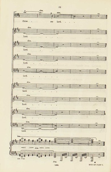 The dream of Gerontius : (Op.38) / by cardinal Newman ; set to music for mezzo-soprano, tenor, and bass soli, chorus and orchestra by Edward Elgar