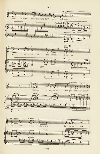 The dream of Gerontius : (Op.38) / by cardinal Newman ; set to music for mezzo-soprano, tenor, and bass soli, chorus and orchestra by Edward Elgar