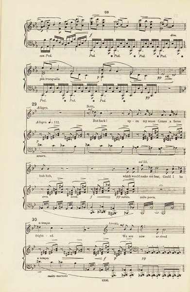 The dream of Gerontius : (Op.38) / by cardinal Newman ; set to music for mezzo-soprano, tenor, and bass soli, chorus and orchestra by Edward Elgar