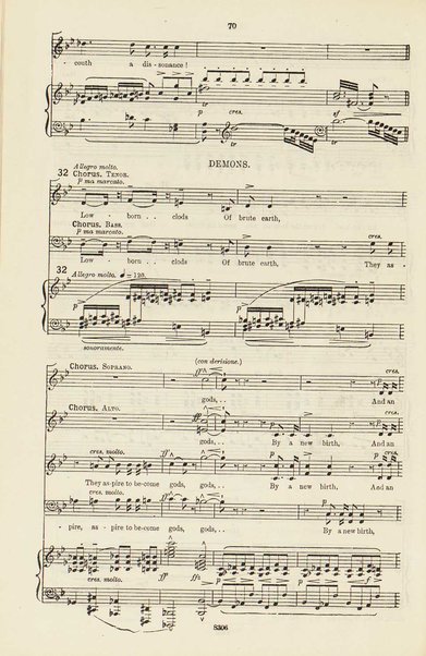 The dream of Gerontius : (Op.38) / by cardinal Newman ; set to music for mezzo-soprano, tenor, and bass soli, chorus and orchestra by Edward Elgar