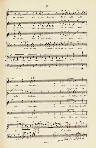 The dream of Gerontius : (Op.38) / by cardinal Newman ; set to music for mezzo-soprano, tenor, and bass soli, chorus and orchestra by Edward Elgar