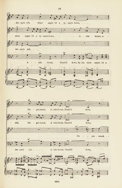 The dream of Gerontius : (Op.38) / by cardinal Newman ; set to music for mezzo-soprano, tenor, and bass soli, chorus and orchestra by Edward Elgar