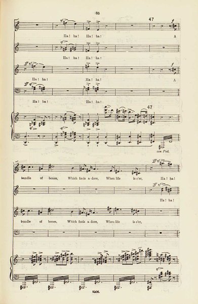 The dream of Gerontius : (Op.38) / by cardinal Newman ; set to music for mezzo-soprano, tenor, and bass soli, chorus and orchestra by Edward Elgar