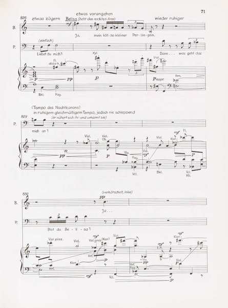 In seinem Garten liebt Don Perlimplín Belisa : Vier Bilder eines erotischen Bilderbogens in der Art eines Kammerspieles von Federico García Lorca / Musik von Wolfgang Fortner ; Einzige berechtigte deutsche Nachdichtung von Enrique Beck ; Klavierauszug von Markus Lehmann