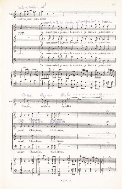 Iphigénie en Aulide : opéra en 3 actes / paroles du Bailli du Rollet ; musique de Gluck ; partition chant et piano transcrite par L. Narici