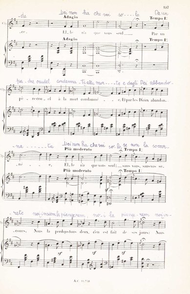 Iphigénie en Aulide : opéra en 3 actes / paroles du Bailli du Rollet ; musique de Gluck ; partition chant et piano transcrite par L. Narici