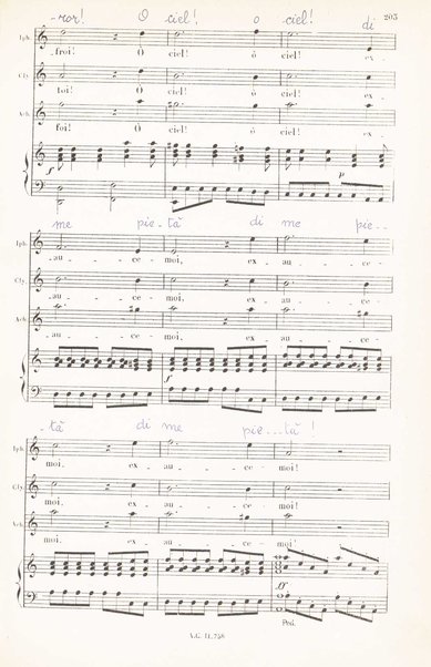 Iphigénie en Aulide : opéra en 3 actes / paroles du Bailli du Rollet ; musique de Gluck ; partition chant et piano transcrite par L. Narici