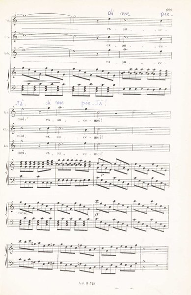 Iphigénie en Aulide : opéra en 3 actes / paroles du Bailli du Rollet ; musique de Gluck ; partition chant et piano transcrite par L. Narici