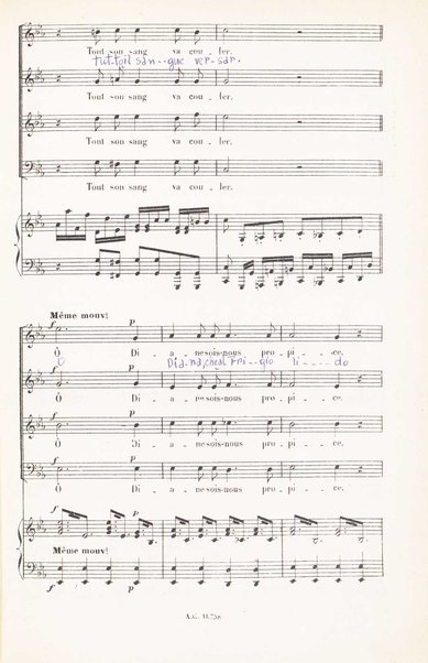 Iphigénie en Aulide : opéra en 3 actes / paroles du Bailli du Rollet ; musique de Gluck ; partition chant et piano transcrite par L. Narici