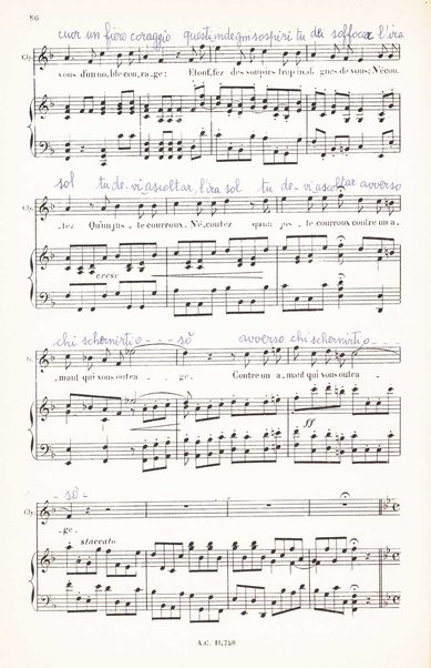 Iphigénie en Aulide : opéra en 3 actes / paroles du Bailli du Rollet ; musique de Gluck ; partition chant et piano transcrite par L. Narici