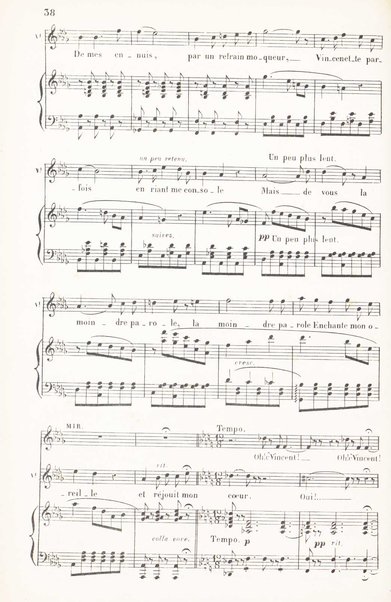 Mireille : opéra en 3 actes / tiré du poëme de Frédéric Mistral par Michel Carré ; musique de Ch. Gounod