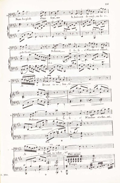 La Reine de Saba : grand opéra en 5 actes / de MM Jules Barbier et Michel Carré ; mis en musique ... par Ch. Gounod ; partition chant et piano arrangèe par Georges Bizet