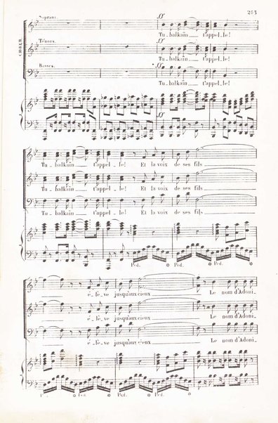 La Reine de Saba : grand opéra en 5 actes / de MM Jules Barbier et Michel Carré ; mis en musique ... par Ch. Gounod ; partition chant et piano arrangèe par Georges Bizet