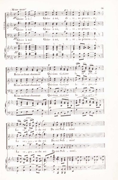 La Reine de Saba : grand opéra en 5 actes / de MM Jules Barbier et Michel Carré ; mis en musique ... par Ch. Gounod ; partition chant et piano arrangèe par Georges Bizet