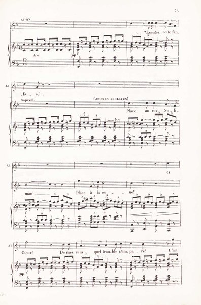 La Reine de Saba : grand opéra en 5 actes / de MM Jules Barbier et Michel Carré ; mis en musique ... par Ch. Gounod ; partition chant et piano arrangèe par Georges Bizet