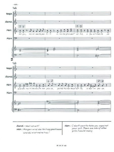 L'infedeltà delusa : burletta per musica in due atti di Marco Coltellini / Joseph Haydn ; deutsche Übertragung von Hans Friedrich Kühnelt ; english traslation by Andrew Porter