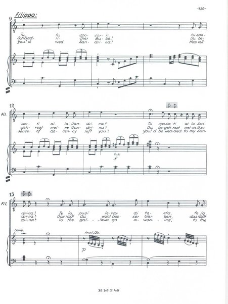 L'infedeltà delusa : burletta per musica in due atti di Marco Coltellini / Joseph Haydn ; deutsche Übertragung von Hans Friedrich Kühnelt ; english traslation by Andrew Porter