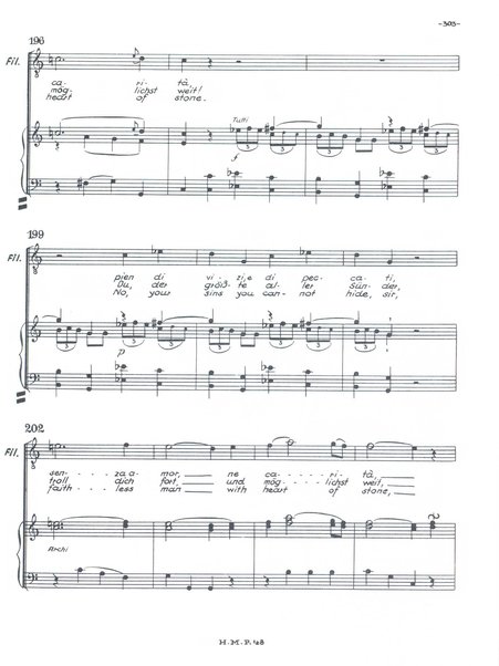 L'infedeltà delusa : burletta per musica in due atti di Marco Coltellini / Joseph Haydn ; deutsche Übertragung von Hans Friedrich Kühnelt ; english traslation by Andrew Porter