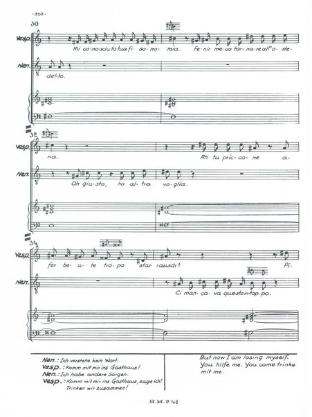 L'infedeltà delusa : burletta per musica in due atti di Marco Coltellini / Joseph Haydn ; deutsche Übertragung von Hans Friedrich Kühnelt ; english traslation by Andrew Porter