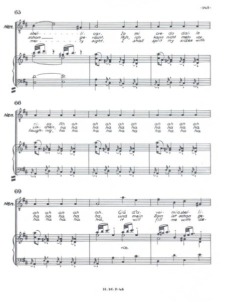 L'infedeltà delusa : burletta per musica in due atti di Marco Coltellini / Joseph Haydn ; deutsche Übertragung von Hans Friedrich Kühnelt ; english traslation by Andrew Porter