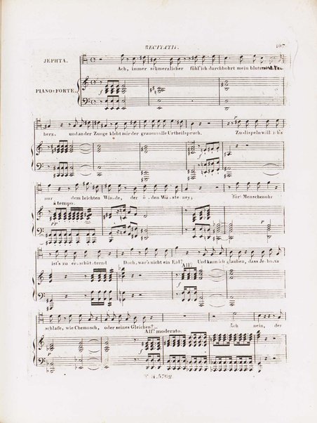 Jephta : Oratorium in drei Abtheilungen / Musik von G. F. Haendel ; Übersetzt und bearbeitet von J. F. Mosel