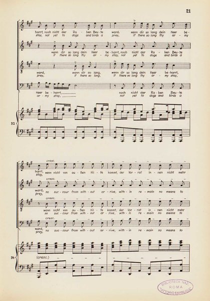 Belsazar : Oratorium / Georg Friedrich Händel ; neue Fassung in zwei Akten für Bühne und Konzert von Wilhem Brückner-Rüggeberg