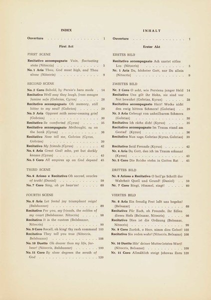 Belsazar : Oratorium / Georg Friedrich Händel ; neue Fassung in zwei Akten für Bühne und Konzert von Wilhem Brückner-Rüggeberg