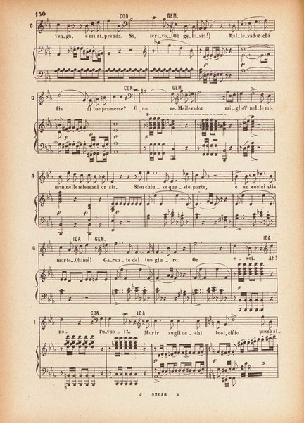 Gemma di Vergy : tragedia lirica in due atti / di Emanuele Bidera ; [musica di] G. Donizetti