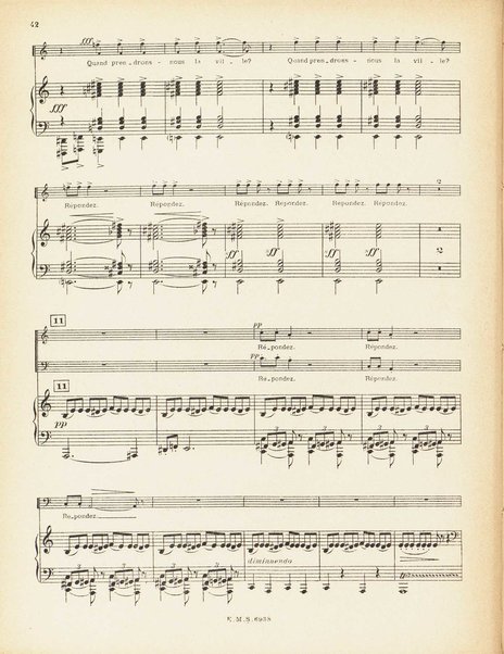 Judith : opéra sérieux en trois actes et cinq tableaux / Arthur Honegger ; paroles de René Morax