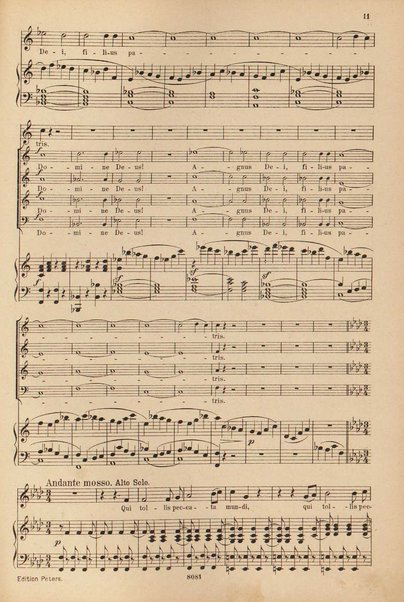 C dur Messe für 4 Solostimmen, Chor u. Orchester : Op. 86 / von L. van Beethoven ; Klavierauszug